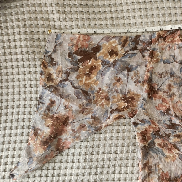 Vince Camuto Botanical Sheer Kimono One Size - Picture 8 of 11